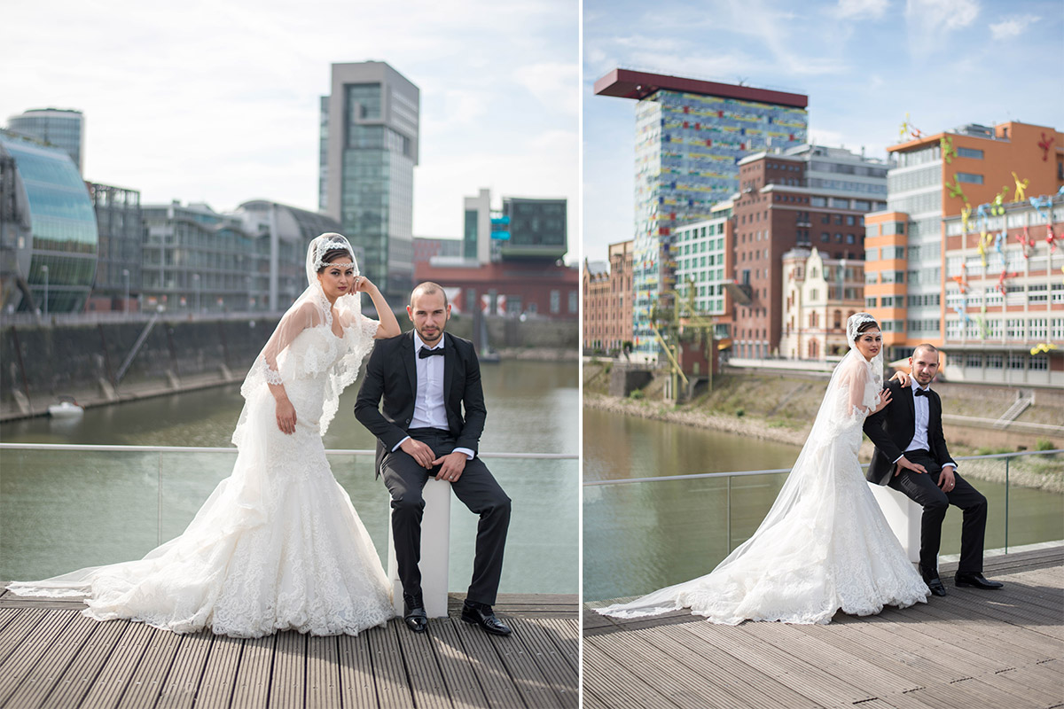 Medienhafen Düsseldorf Hochzeitsbilder
