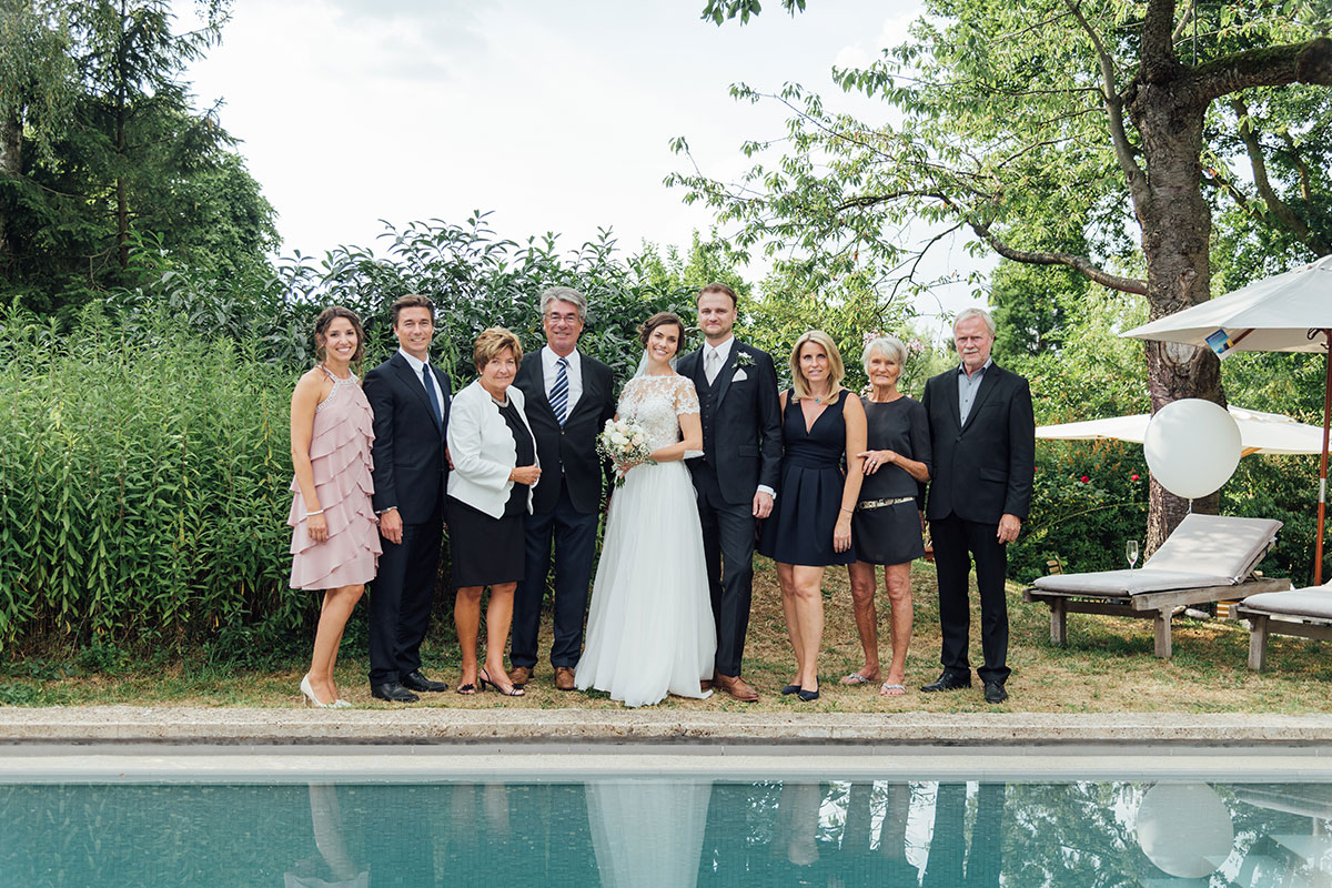 Hochzeitsfotgrafin Mediterrane  Hochzeit Familienfotos